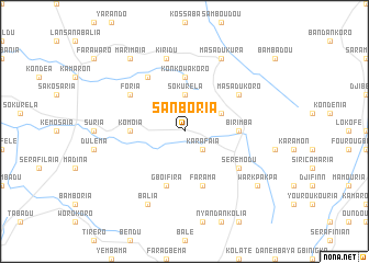 map of Sanboria