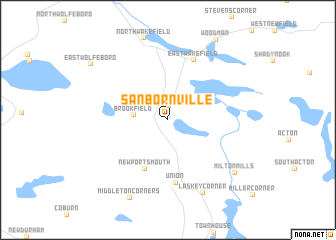 map of Sanbornville