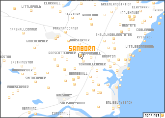 map of Sanborn