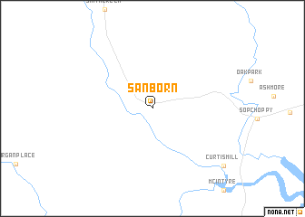 map of Sanborn