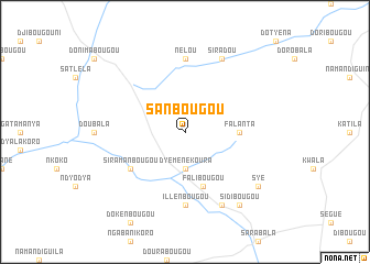 map of Sanbougou