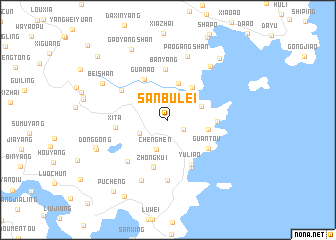 map of Sanbulei