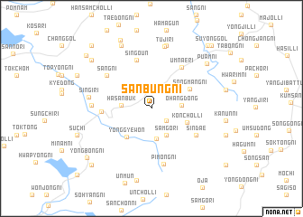 map of Sanbung-ni