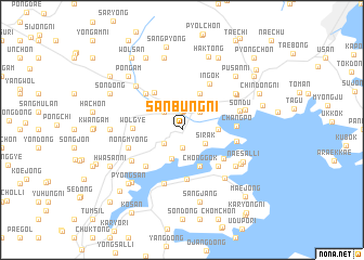 map of Sanbung-ni