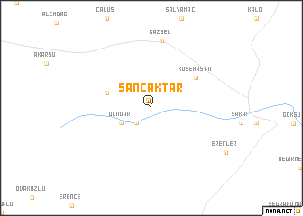 map of Sancaktar