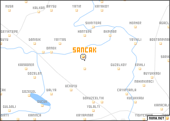 map of Sancak