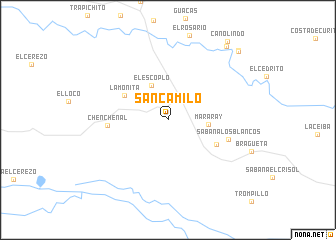 map of San Camilo