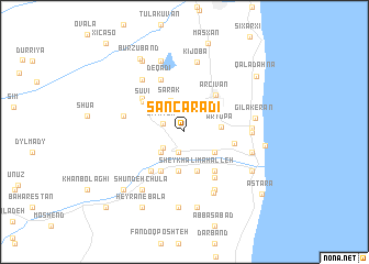 map of Sǝncǝrǝdi