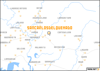 map of San Carlos del Quemado