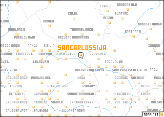 map of San Carlos Sija