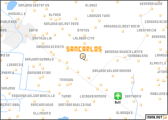 map of San Carlos