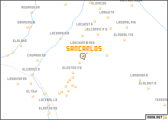 map of San Carlos