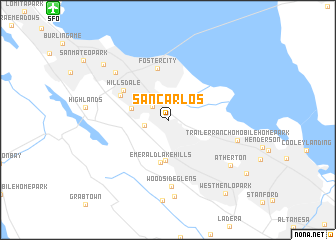 map of San Carlos