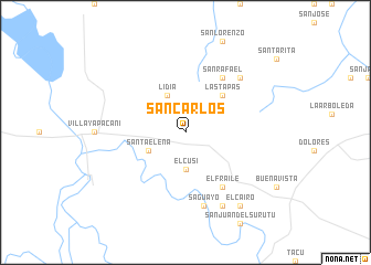 map of San Carlos