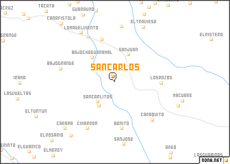 map of San Carlos