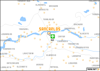 map of San Carlos