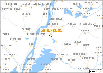 map of San Carlos