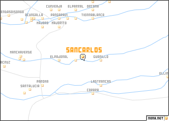 map of San Carlos