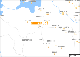 map of San Carlos