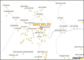 map of San Carlos