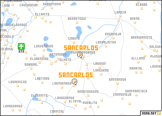 map of San Carlos