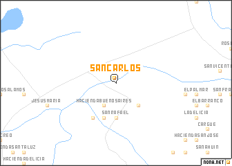 map of San Carlos