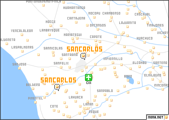 map of San Carlos