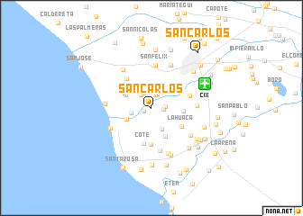map of San Carlos