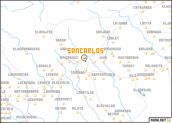 map of San Carlos