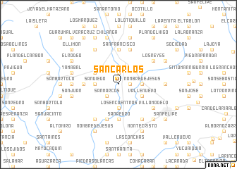 map of San Carlos