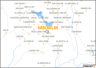 map of San Carlos