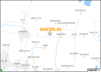 map of San Carlos