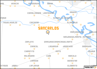 map of San Carlos