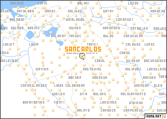 map of San Carlos