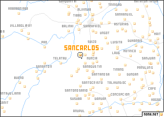 map of San Carlos