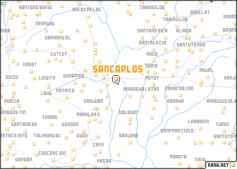 map of San Carlos