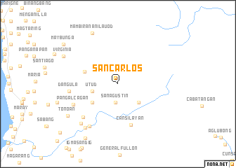 map of San Carlos