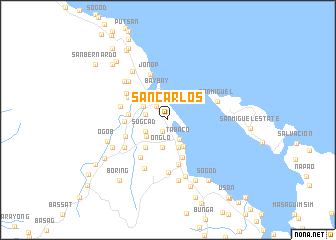 map of San Carlos