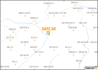 map of Sancar