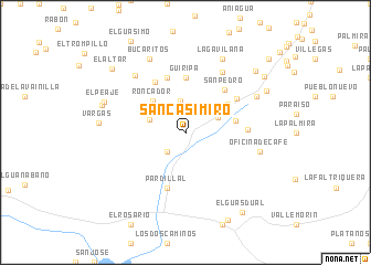 map of San Casimiro