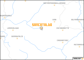 map of San Cataldo