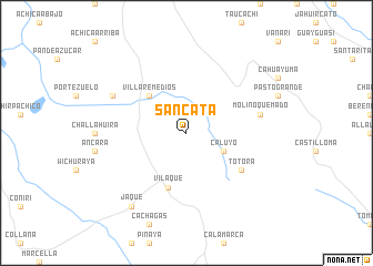 map of Sancata