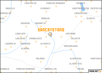 map of San Cayetano