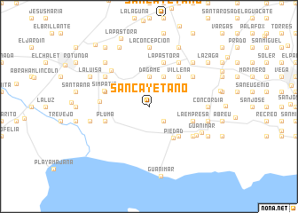 map of San Cayetano