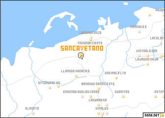 map of San Cayetano