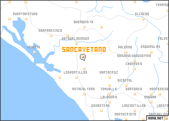 map of San Cayetano