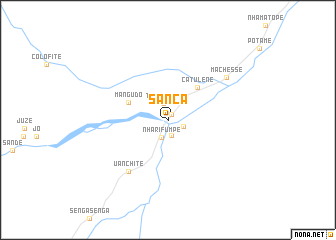 map of Sança