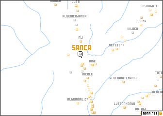 map of Sanca