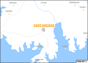 map of Sanchagang