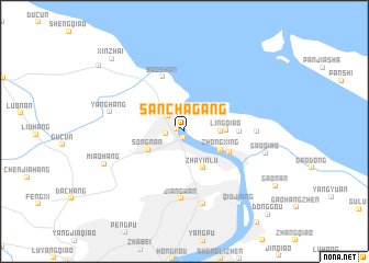 map of Sanchagang
